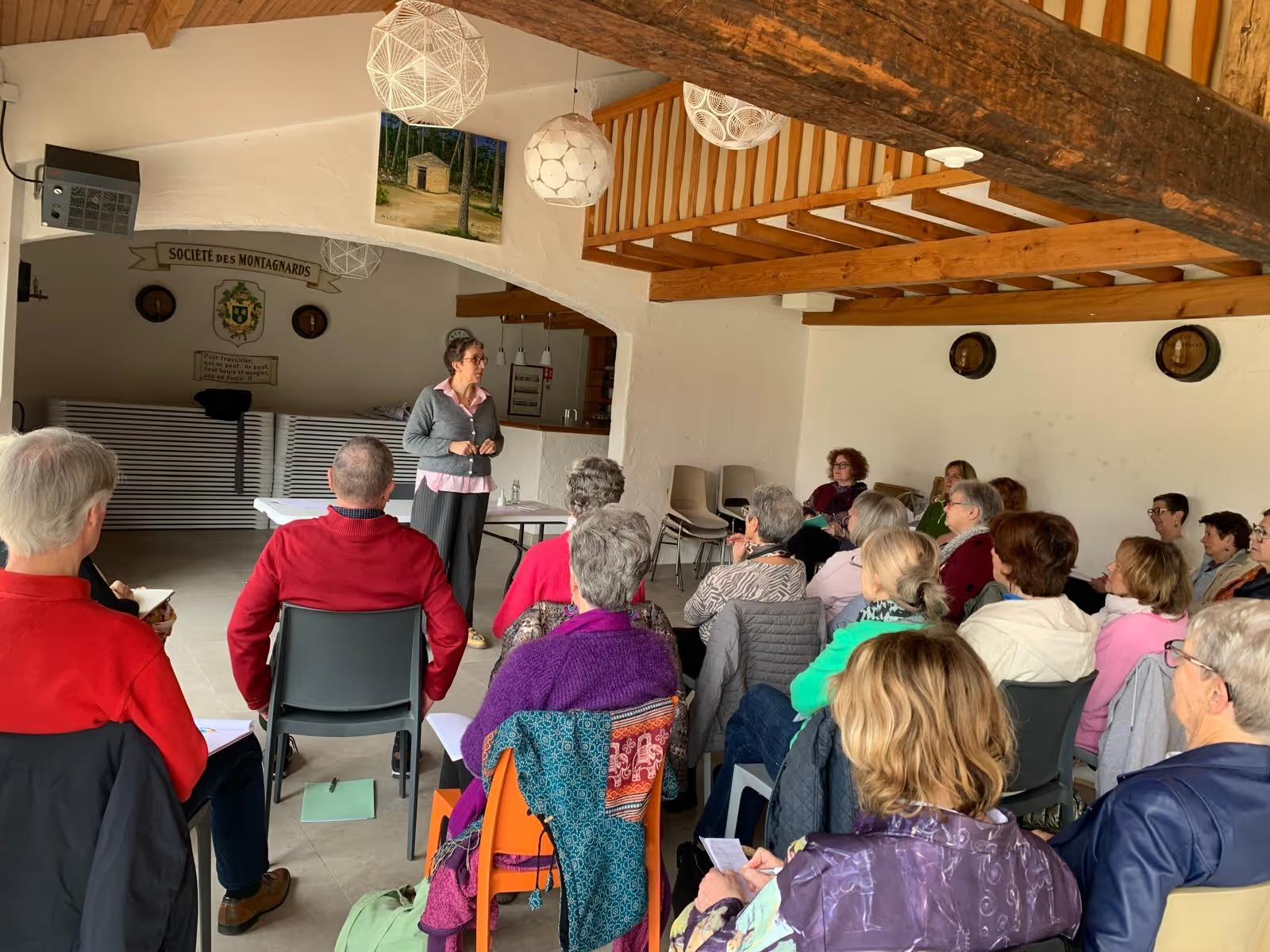 Anne Belin en conférence
